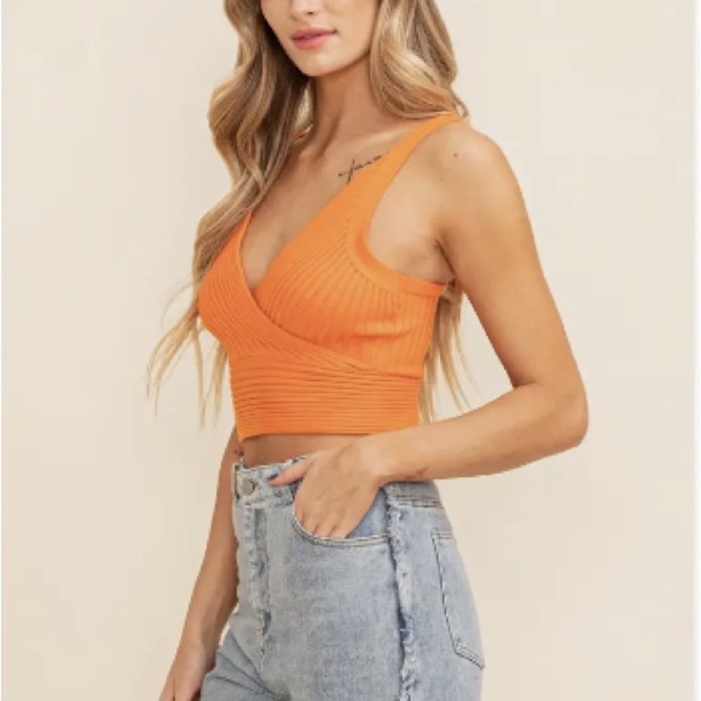 Cropped Sweater Tank - Picture 3 of 3
